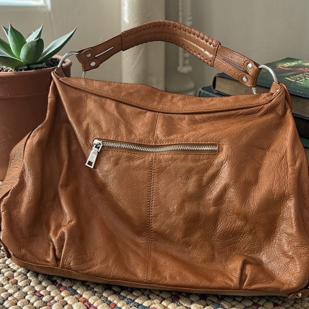 Cape Cod Leather Hobo Shoulder Bag